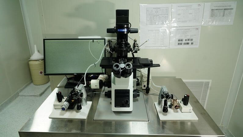Lab Equipment in Nova IVF Center Prayagraj