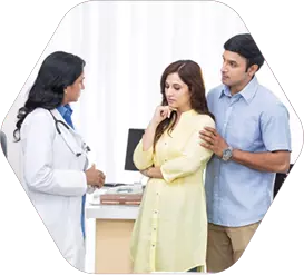 Doctor Explaining fertility treatment to the couple